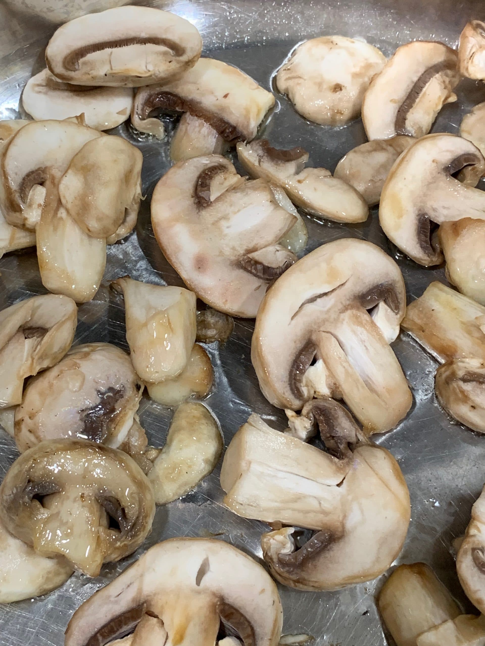 mushrooms for quick and easy beef stroganoff