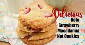 strawberry macadamia nut cookies