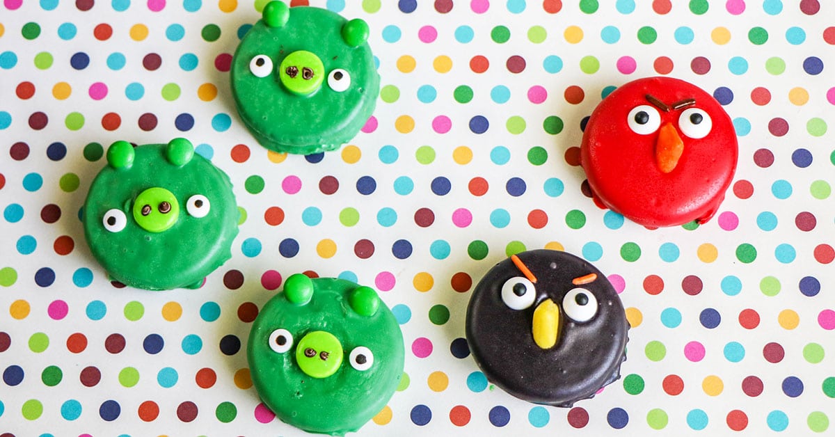 Angry Birds Decorated Oreos