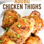 adobo chicken thighs image