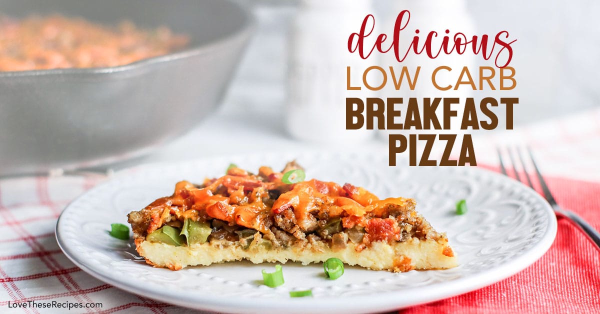 picture of this low carb breakfast pizza
