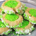 Whimsical St. Patrick’s Day Thumbprint Cookies