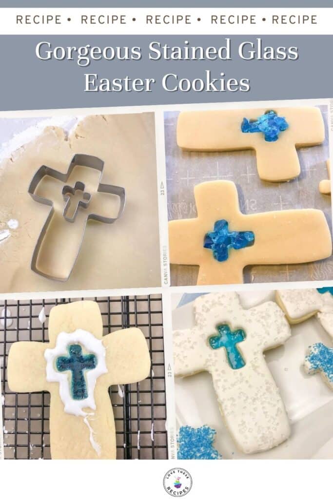 These gorgeous stained glass Easter cookies are simpler to make than they look, and they make a special Easter treat!