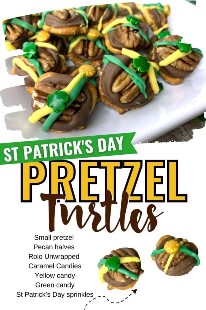 easy pretzel turtles recipe