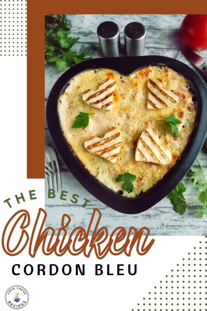 This classic Chicken Cordon Bleu recipe combines a family favorite with a Valentine twist. Delicious enough to feel like a tasty, comfort food, but really quite healthy. This Chicken Cordon Bleu Casserole recipe is perfect for a date night or dinner for two but can easily be increased for a family.