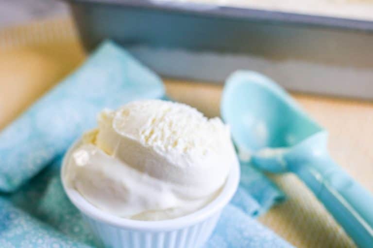 Homemade Vanilla Ice Cream (Only 5 Ingredients!)